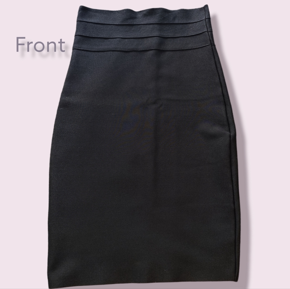 Spandex High Waist Pencil Skirt